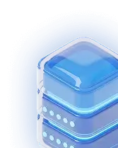 3D-иконка облачного сервера и веб-хостинга